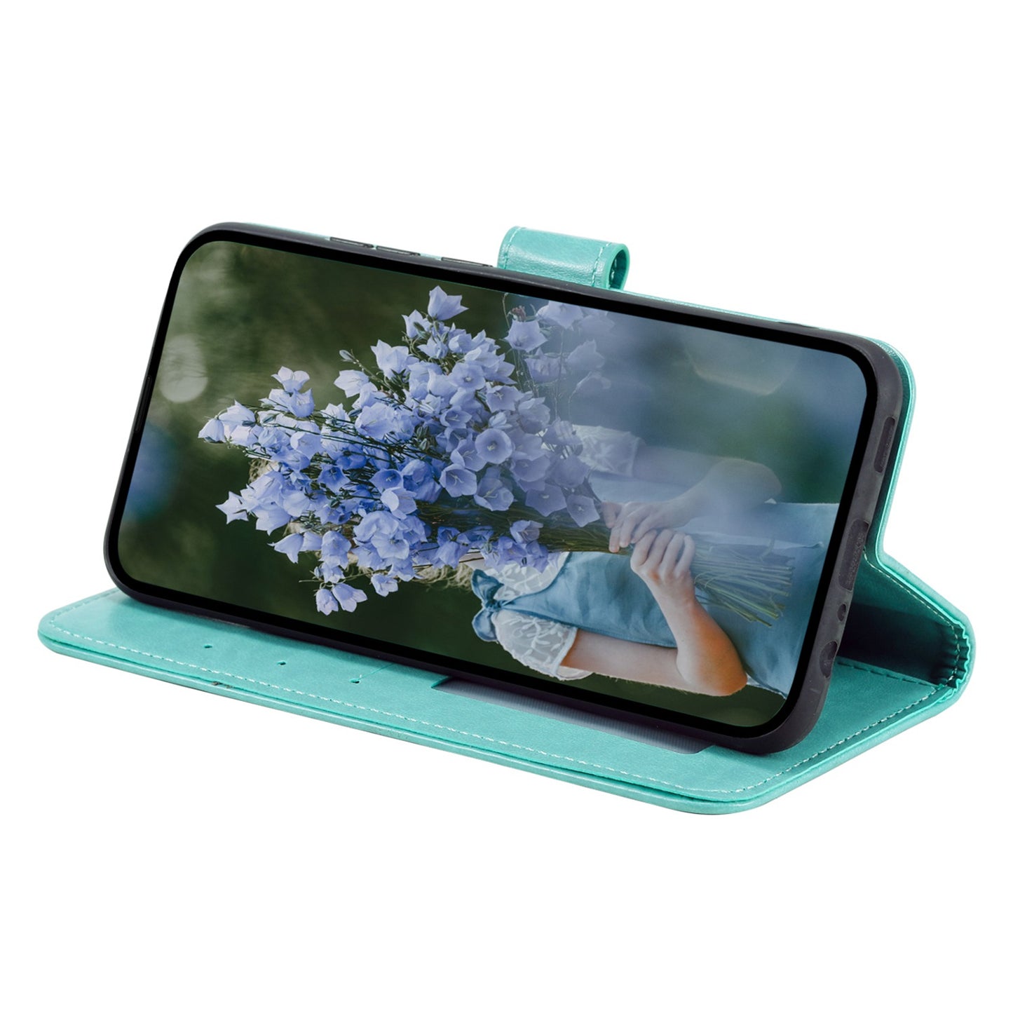 For Honor X30/X9 4G/5G Imprinted Mandala Flower Pattern Wrist Strap Wallet Case PU Leather Stand Feature Flip Cover