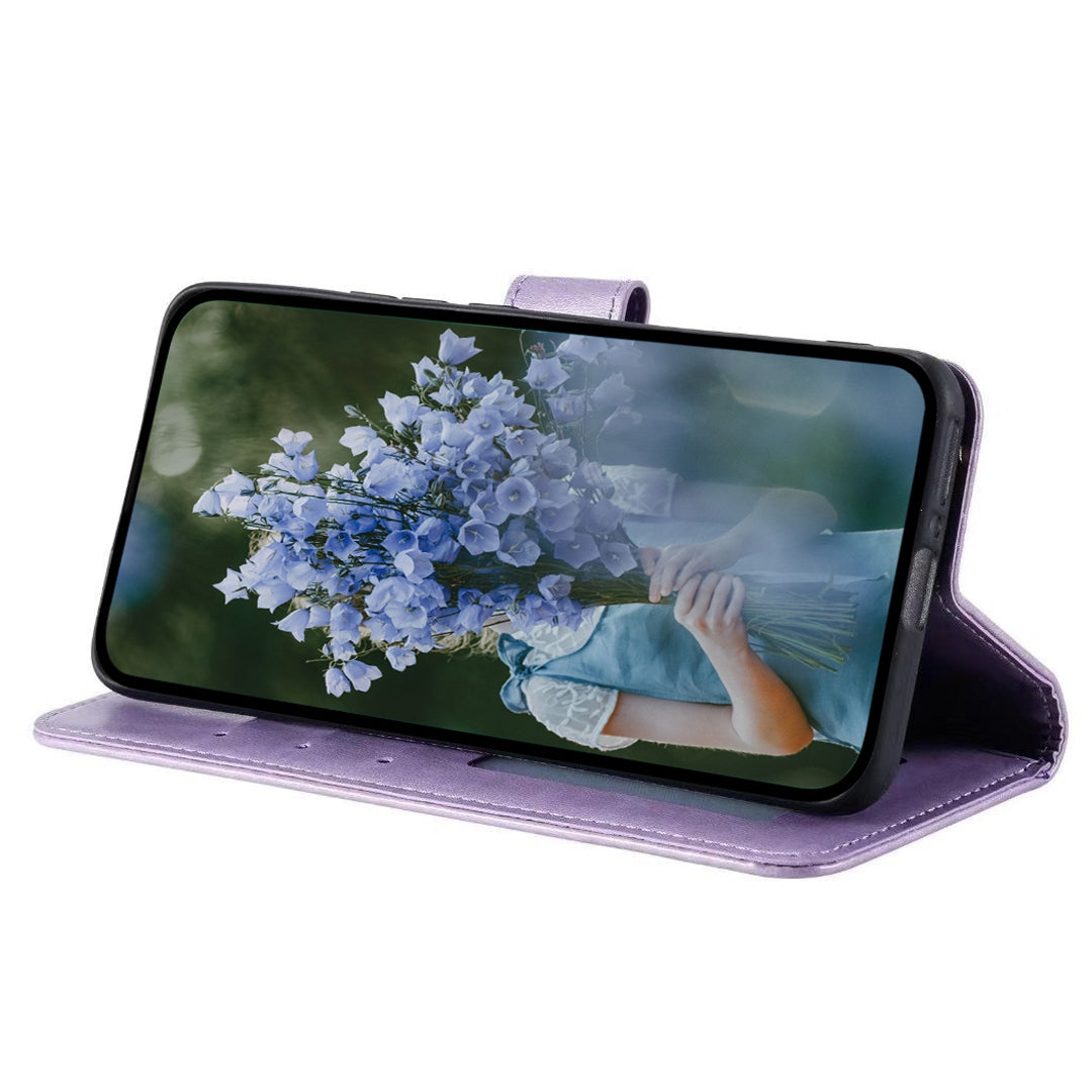 For Honor X30/X9 4G/5G Imprinted Mandala Flower Pattern Wrist Strap Wallet Case PU Leather Stand Feature Flip Cover