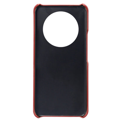 For Honor X40 5G PU Leather Coated Hard PC Hybrid Phone Case Shockproof Anti-Scratch Dual Card Slots Cover