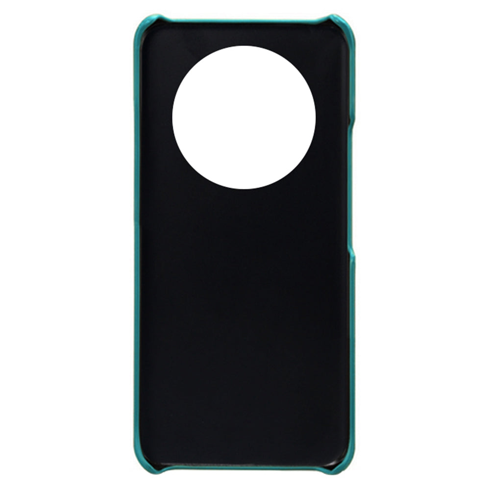 For Honor X40 5G PU Leather Coated Hard PC Hybrid Phone Case Shockproof Anti-Scratch Dual Card Slots Cover