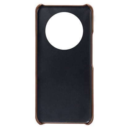 For Honor X40 5G PU Leather Coated Hard PC Hybrid Phone Case Shockproof Anti-Scratch Dual Card Slots Cover