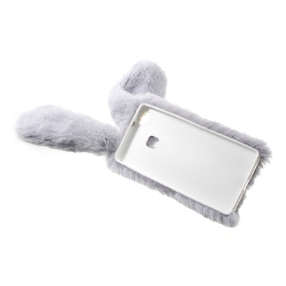 For Huawei P9 Lite / G9 Lite Rabbit Style Fluffy Warm Fur TPU Phone Shell