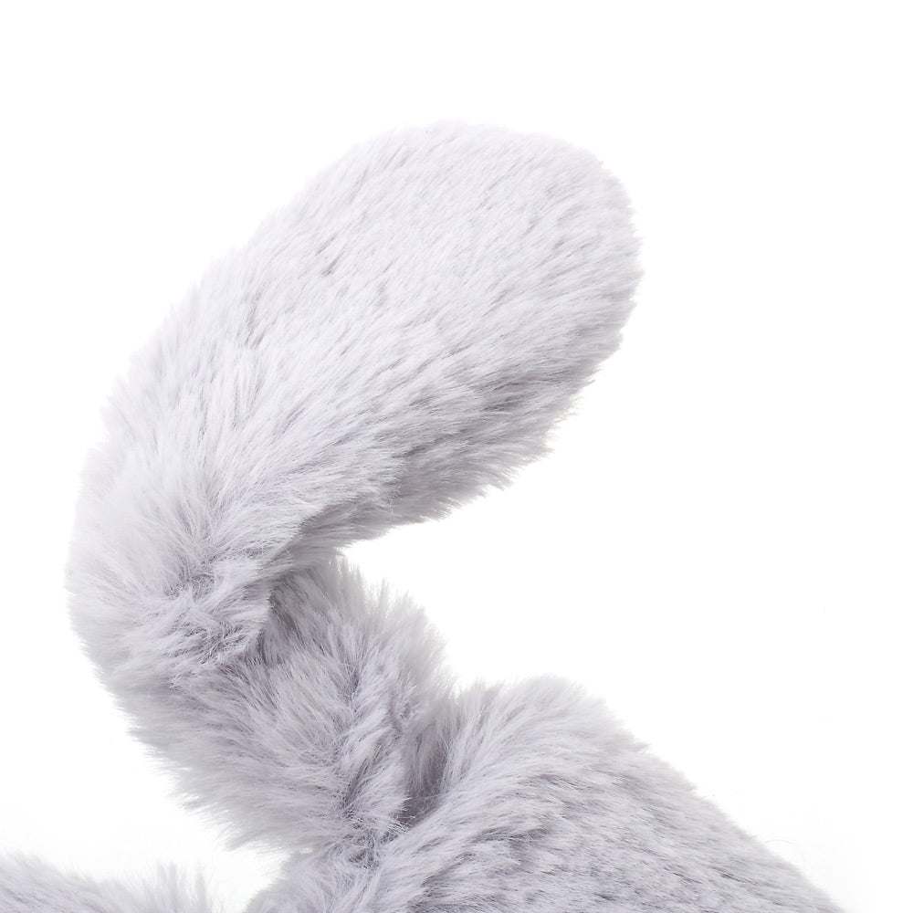 For Huawei P9 Lite / G9 Lite Rabbit Style Fluffy Warm Fur TPU Phone Shell