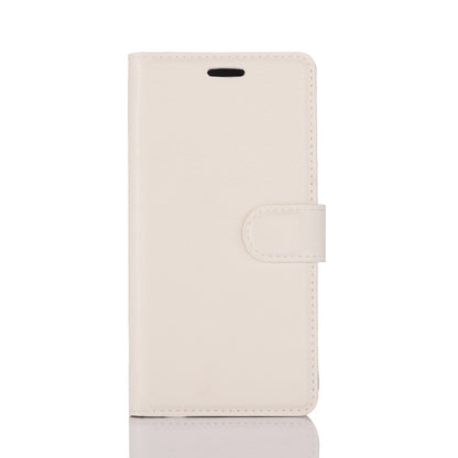 For Huawei P8 Lite (2017) / Honor 8 Lite Litchi Grain Leather Case 3 Card Holders with 1 Cash Pocket Wallet