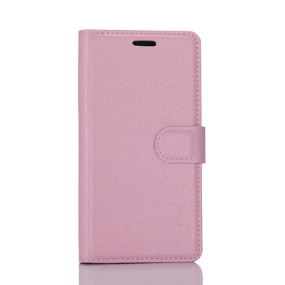 For Huawei P8 Lite (2017) / Honor 8 Lite Litchi Grain Leather Case 3 Card Holders with 1 Cash Pocket Wallet