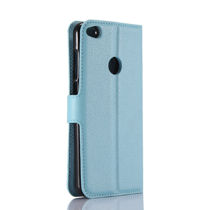 For Huawei P8 Lite (2017) / Honor 8 Lite Litchi Grain Leather Case 3 Card Holders with 1 Cash Pocket Wallet