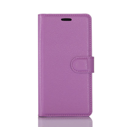 For Huawei P8 Lite (2017) / Honor 8 Lite Litchi Grain Leather Case 3 Card Holders with 1 Cash Pocket Wallet