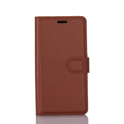 For Huawei P8 Lite (2017) / Honor 8 Lite Litchi Grain Leather Case 3 Card Holders with 1 Cash Pocket Wallet