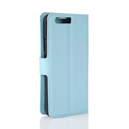 For Huawei P10 Litchi Skin Leather Stand Cover with Separated Wallet Design Anti-Collision Protection
