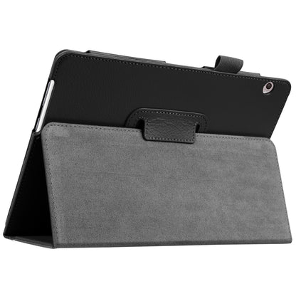 For Huawei MediaPad T3 10 Anti-Scratch Stylish Shockproof Litchi Skin Leather Case with Supporting Stand