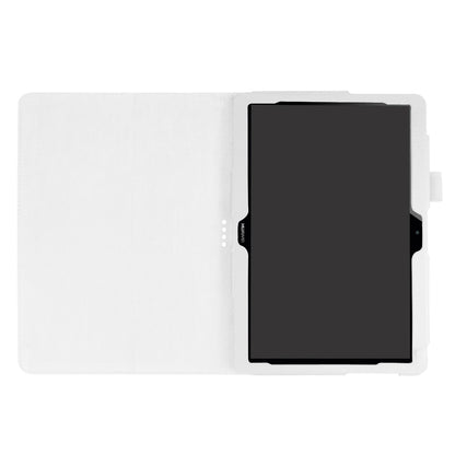 For Huawei MediaPad T3 10 Anti-Scratch Stylish Shockproof Litchi Skin Leather Case with Supporting Stand