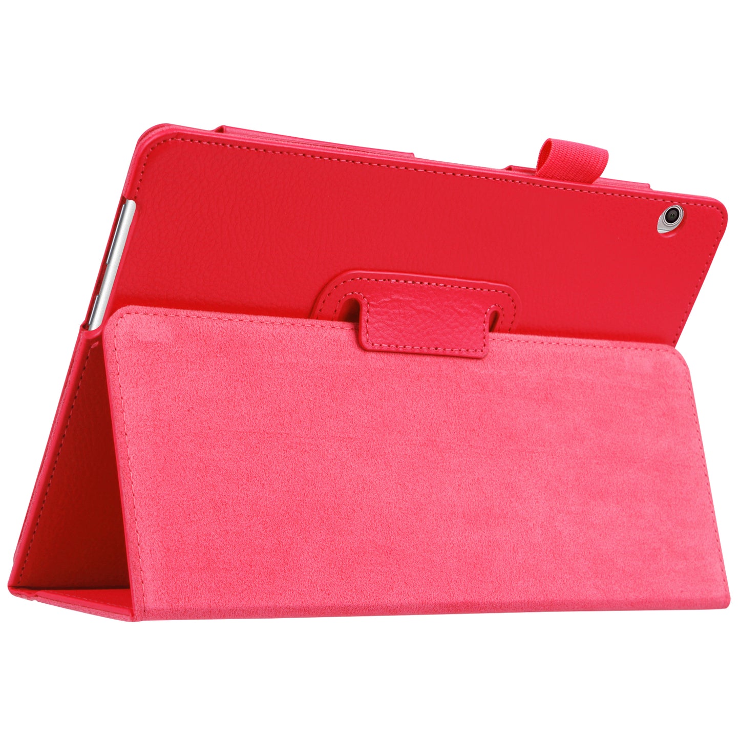 For Huawei MediaPad T3 10 Anti-Scratch Stylish Shockproof Litchi Skin Leather Case with Supporting Stand
