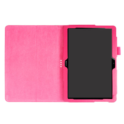 For Huawei MediaPad T3 10 Anti-Scratch Stylish Shockproof Litchi Skin Leather Case with Supporting Stand