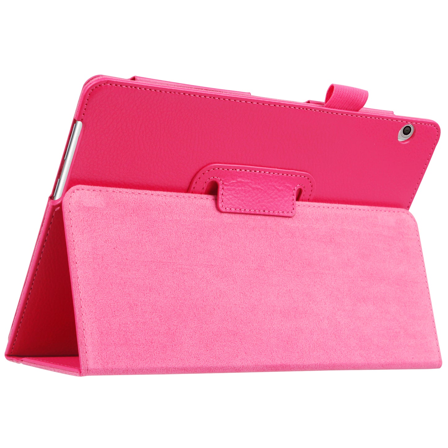 For Huawei MediaPad T3 10 Anti-Scratch Stylish Shockproof Litchi Skin Leather Case with Supporting Stand
