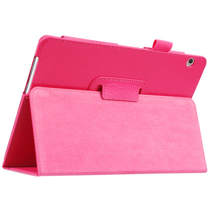For Huawei MediaPad T3 10 Anti-Scratch Stylish Shockproof Litchi Skin Leather Case with Supporting Stand