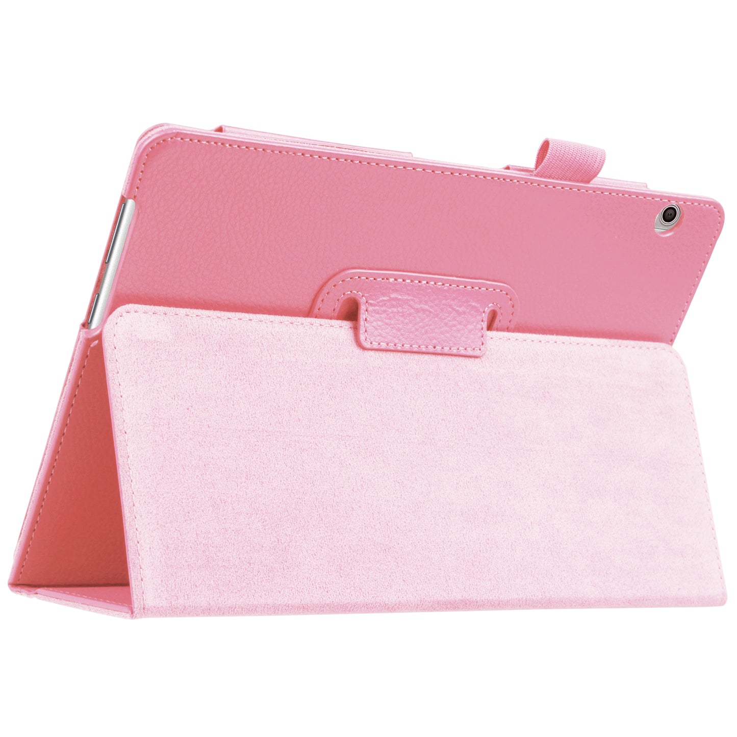 For Huawei MediaPad T3 10 Anti-Scratch Stylish Shockproof Litchi Skin Leather Case with Supporting Stand
