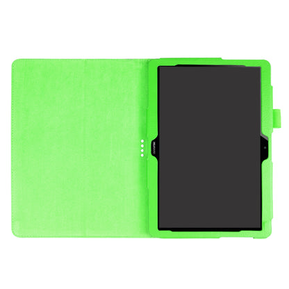 For Huawei MediaPad T3 10 Anti-Scratch Stylish Shockproof Litchi Skin Leather Case with Supporting Stand