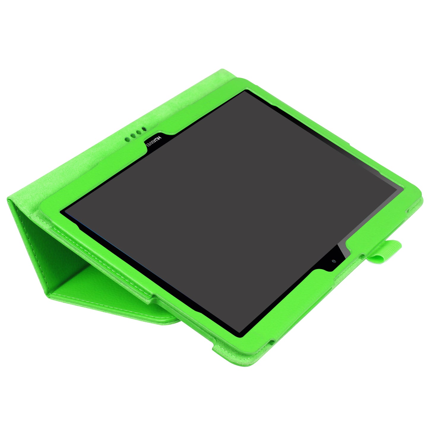 For Huawei MediaPad T3 10 Anti-Scratch Stylish Shockproof Litchi Skin Leather Case with Supporting Stand