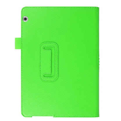 For Huawei MediaPad T3 10 Anti-Scratch Stylish Shockproof Litchi Skin Leather Case with Supporting Stand