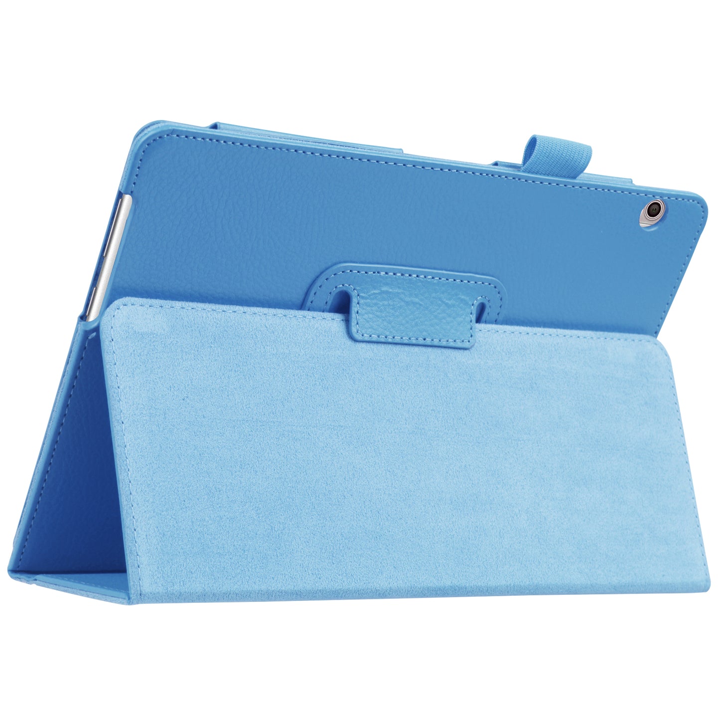 For Huawei MediaPad T3 10 Anti-Scratch Stylish Shockproof Litchi Skin Leather Case with Supporting Stand