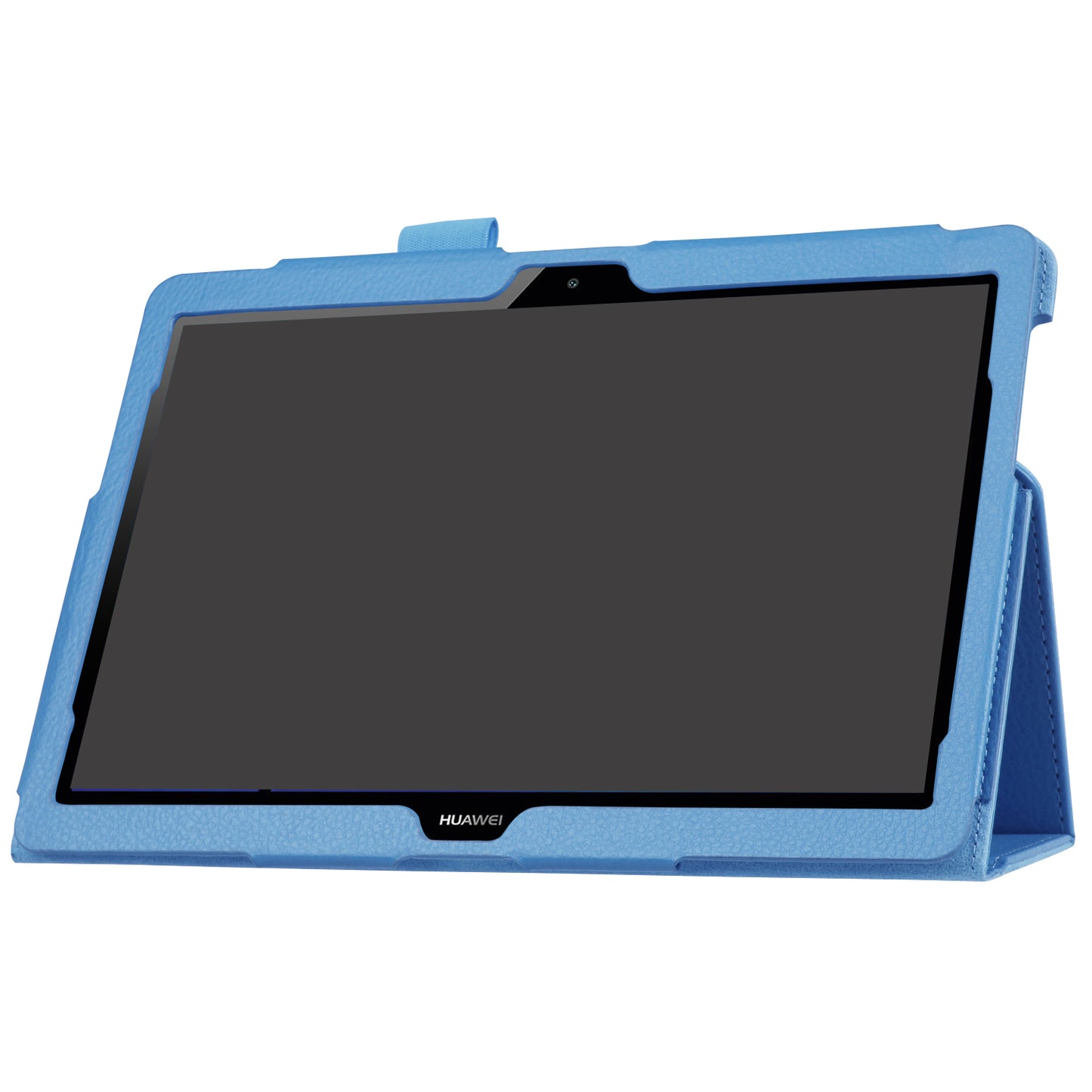 For Huawei MediaPad T3 10 Anti-Scratch Stylish Shockproof Litchi Skin Leather Case with Supporting Stand
