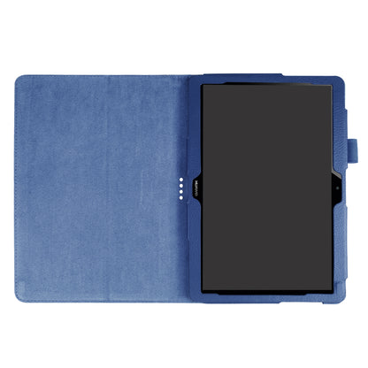 For Huawei MediaPad T3 10 Anti-Scratch Stylish Shockproof Litchi Skin Leather Case with Supporting Stand