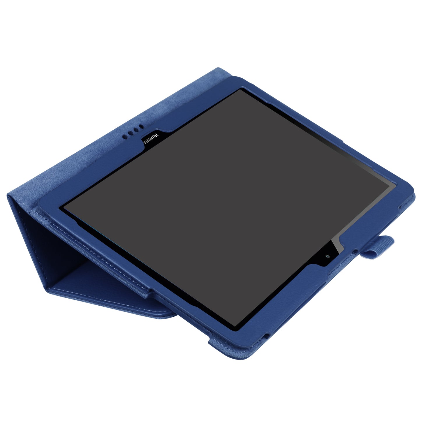 For Huawei MediaPad T3 10 Anti-Scratch Stylish Shockproof Litchi Skin Leather Case with Supporting Stand