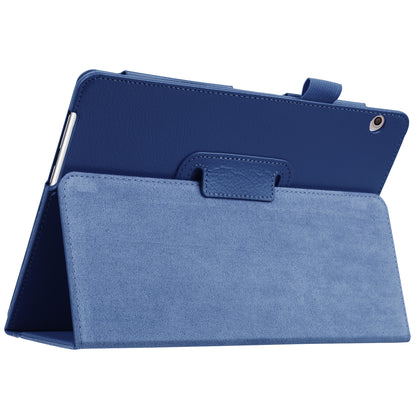 For Huawei MediaPad T3 10 Anti-Scratch Stylish Shockproof Litchi Skin Leather Case with Supporting Stand
