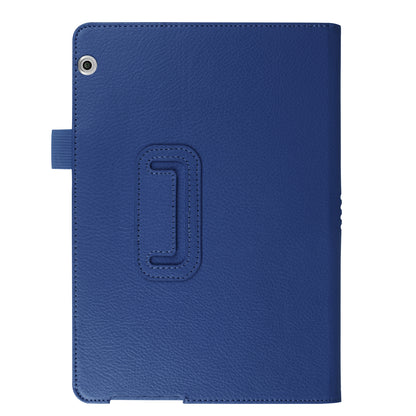 For Huawei MediaPad T3 10 Anti-Scratch Stylish Shockproof Litchi Skin Leather Case with Supporting Stand