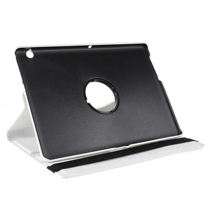 For Huawei MediaPad T3 10 Litchi Skin Leather 360 Degree Rotary Stand Multi-Angle Support Tablet Case