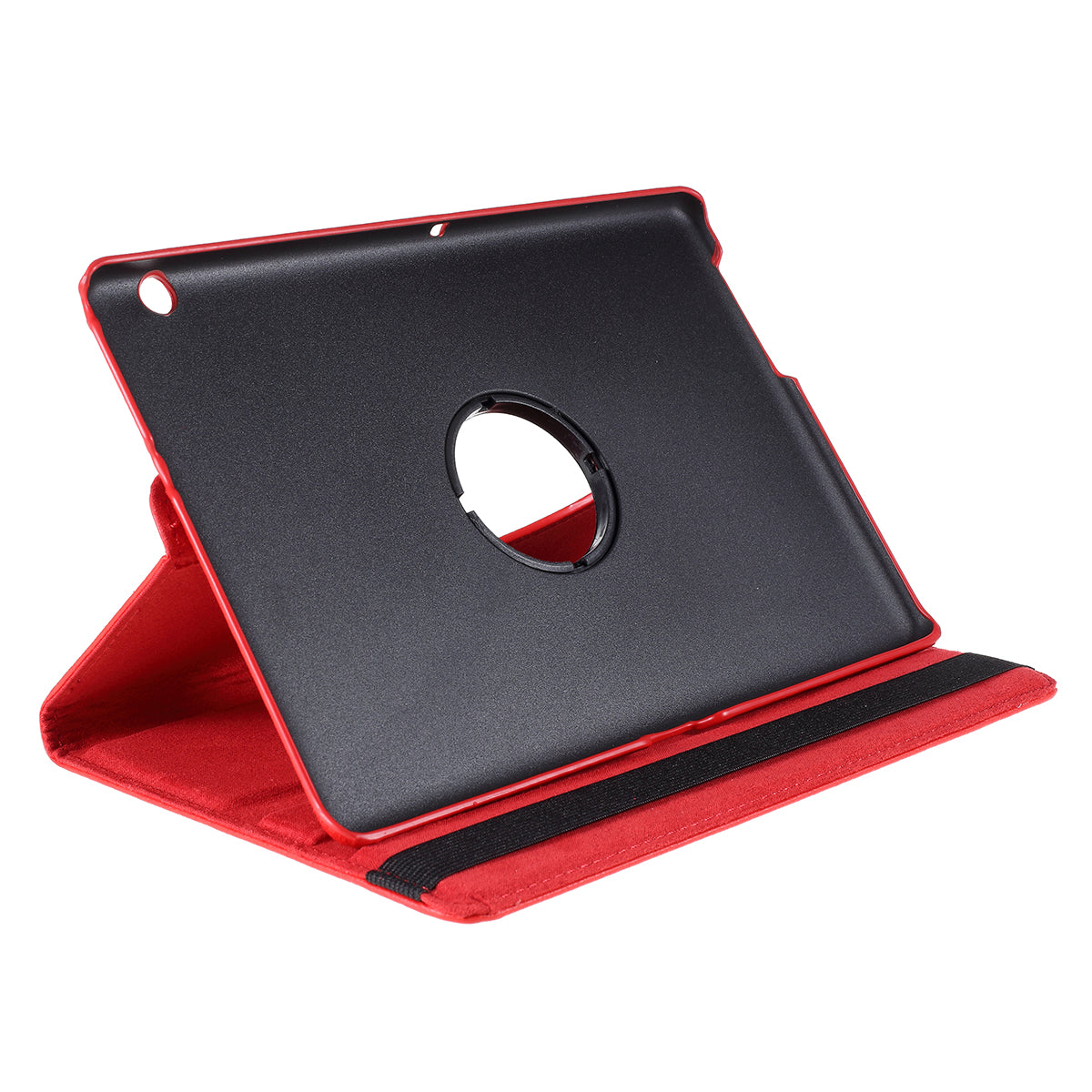 For Huawei MediaPad T3 10 Litchi Skin Leather 360 Degree Rotary Stand Multi-Angle Support Tablet Case