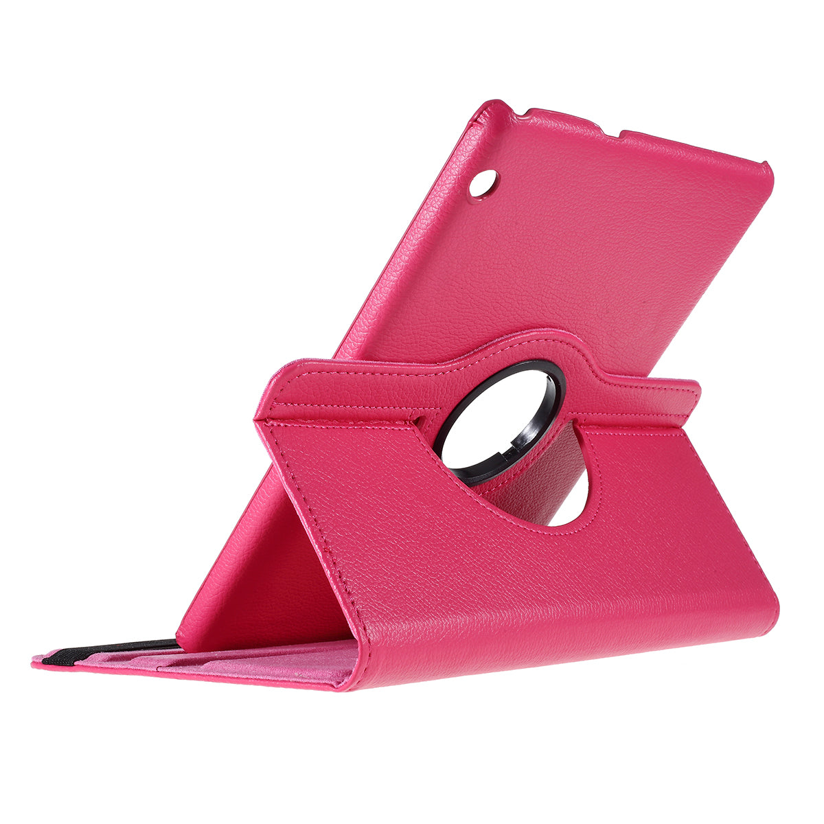 For Huawei MediaPad T3 10 Litchi Skin Leather 360 Degree Rotary Stand Multi-Angle Support Tablet Case