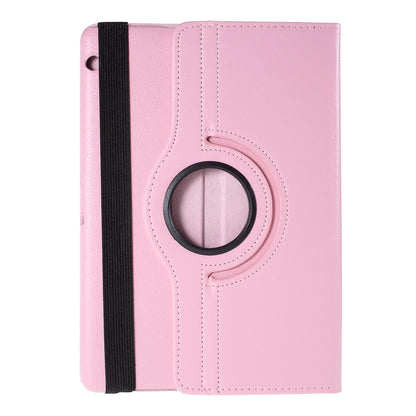 For Huawei MediaPad T3 10 Litchi Skin Leather 360 Degree Rotary Stand Multi-Angle Support Tablet Case