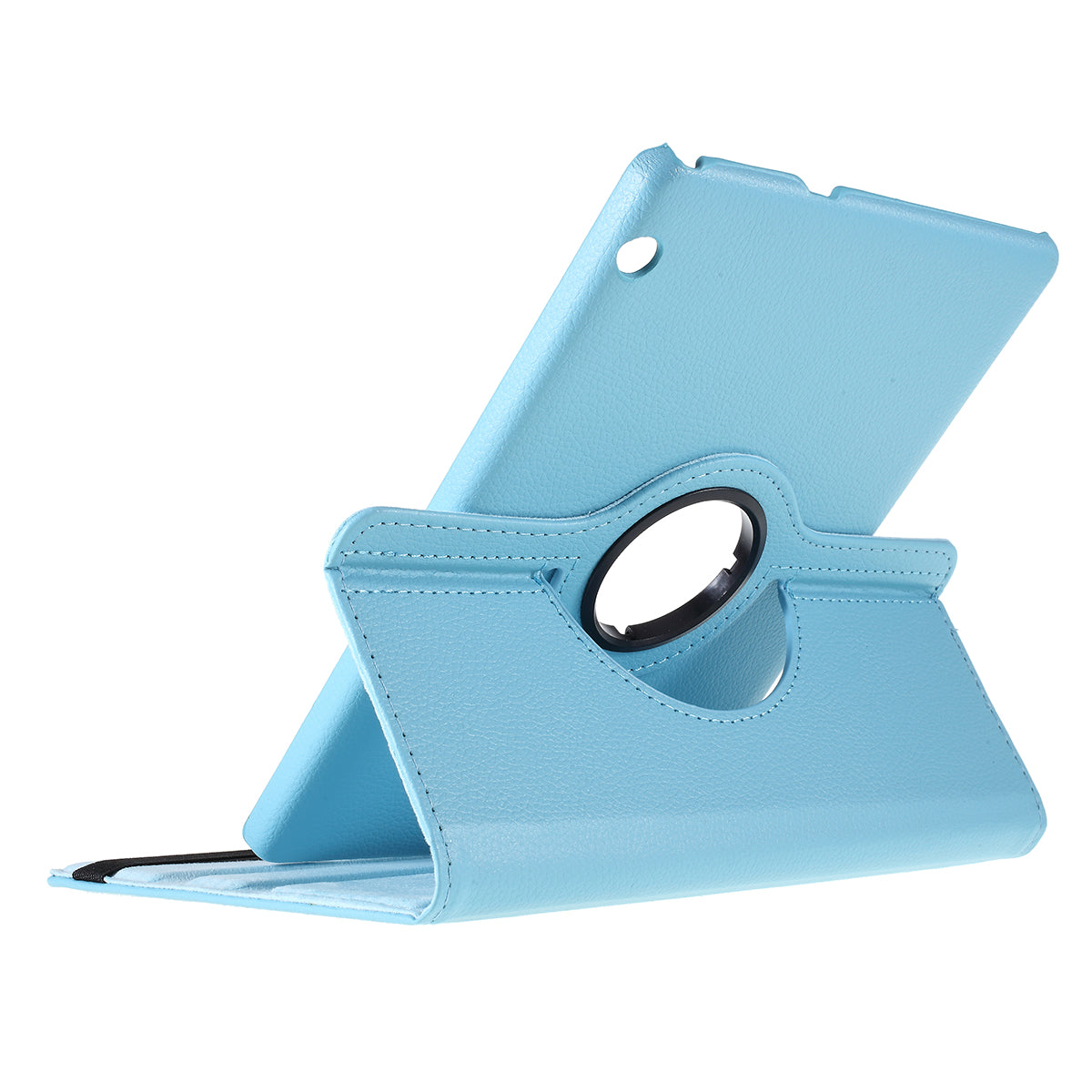 For Huawei MediaPad T3 10 Litchi Skin Leather 360 Degree Rotary Stand Multi-Angle Support Tablet Case