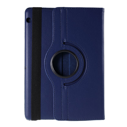 For Huawei MediaPad T3 10 Litchi Skin Leather 360 Degree Rotary Stand Multi-Angle Support Tablet Case