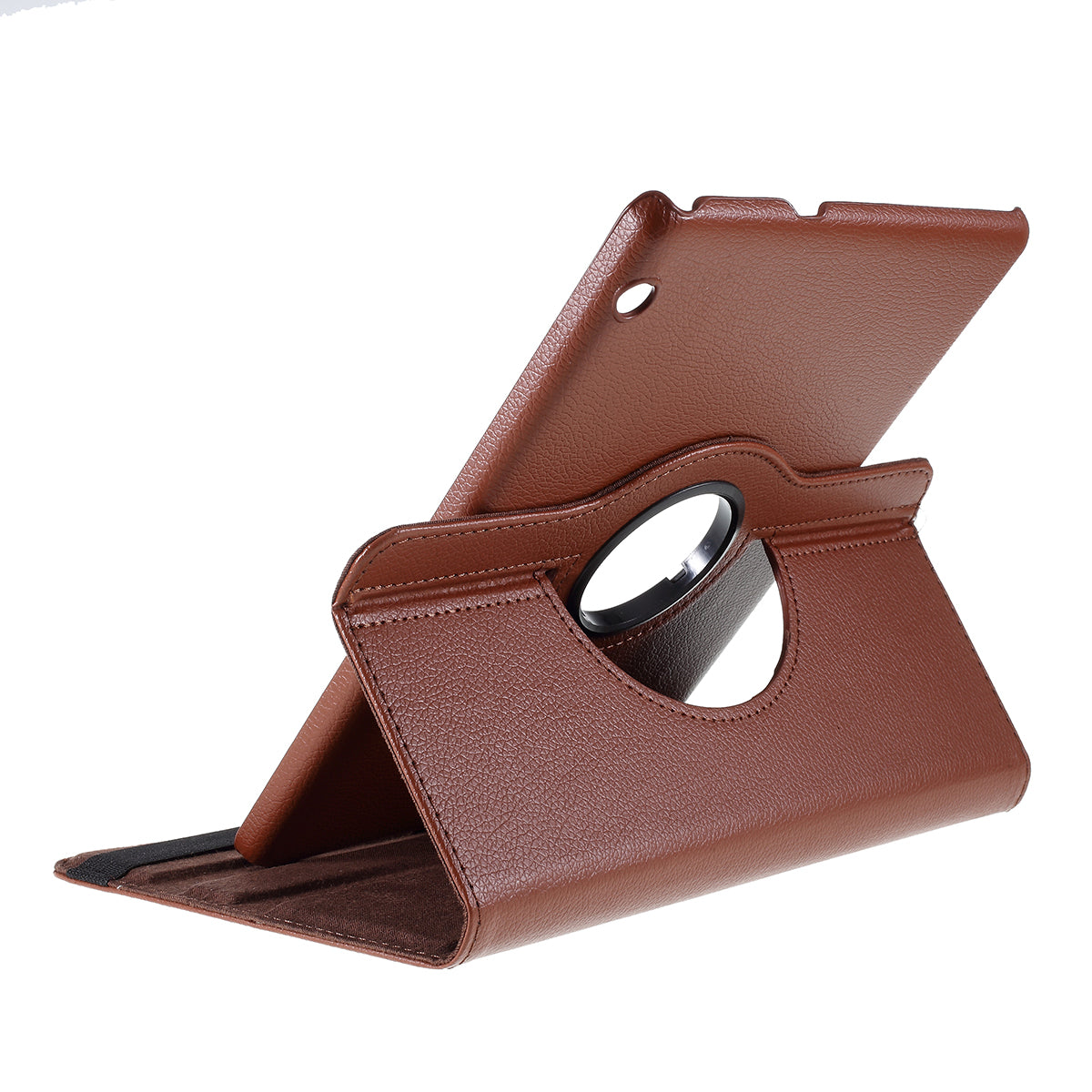 For Huawei MediaPad T3 10 Litchi Skin Leather 360 Degree Rotary Stand Multi-Angle Support Tablet Case