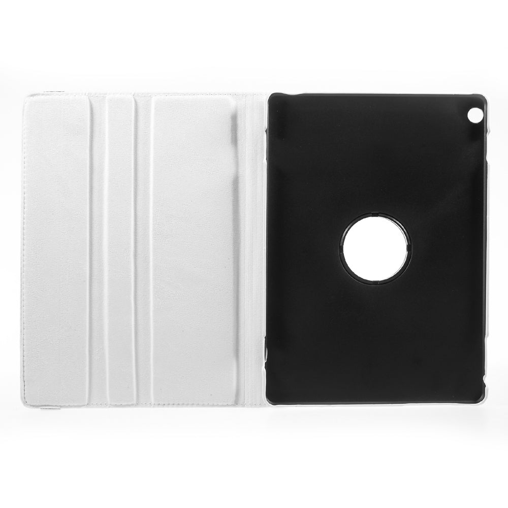 For Huawei MediaPad M3 Lite 10 (10.1 Inch) Litchi Grain 360 Degree Rotary Stand Leather Case