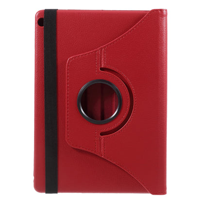 For Huawei MediaPad M3 Lite 10 (10.1 Inch) Litchi Grain 360 Degree Rotary Stand Leather Case