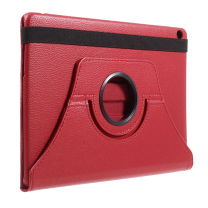 For Huawei MediaPad M3 Lite 10 (10.1 Inch) Litchi Grain 360 Degree Rotary Stand Leather Case