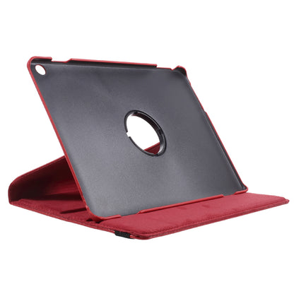 For Huawei MediaPad M3 Lite 10 (10.1 Inch) Litchi Grain 360 Degree Rotary Stand Leather Case