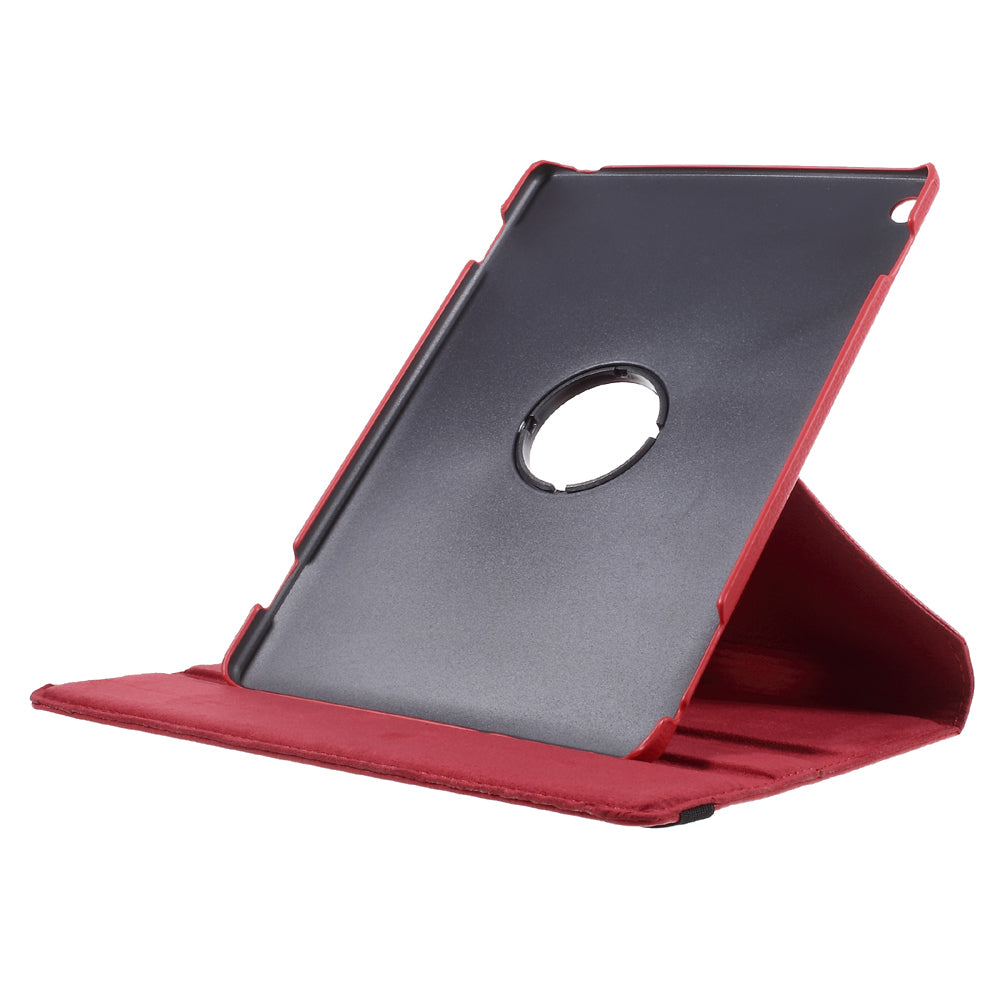 For Huawei MediaPad M3 Lite 10 (10.1 Inch) Litchi Grain 360 Degree Rotary Stand Leather Case
