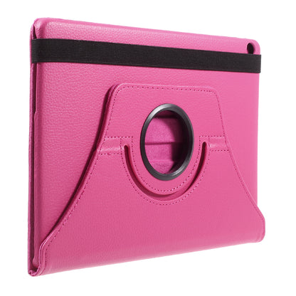 For Huawei MediaPad M3 Lite 10 (10.1 Inch) Litchi Grain 360 Degree Rotary Stand Leather Case