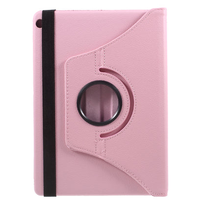 For Huawei MediaPad M3 Lite 10 (10.1 Inch) Litchi Grain 360 Degree Rotary Stand Leather Case