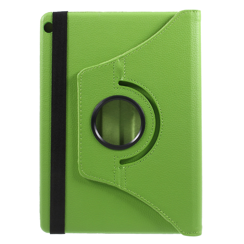 For Huawei MediaPad M3 Lite 10 (10.1 Inch) Litchi Grain 360 Degree Rotary Stand Leather Case
