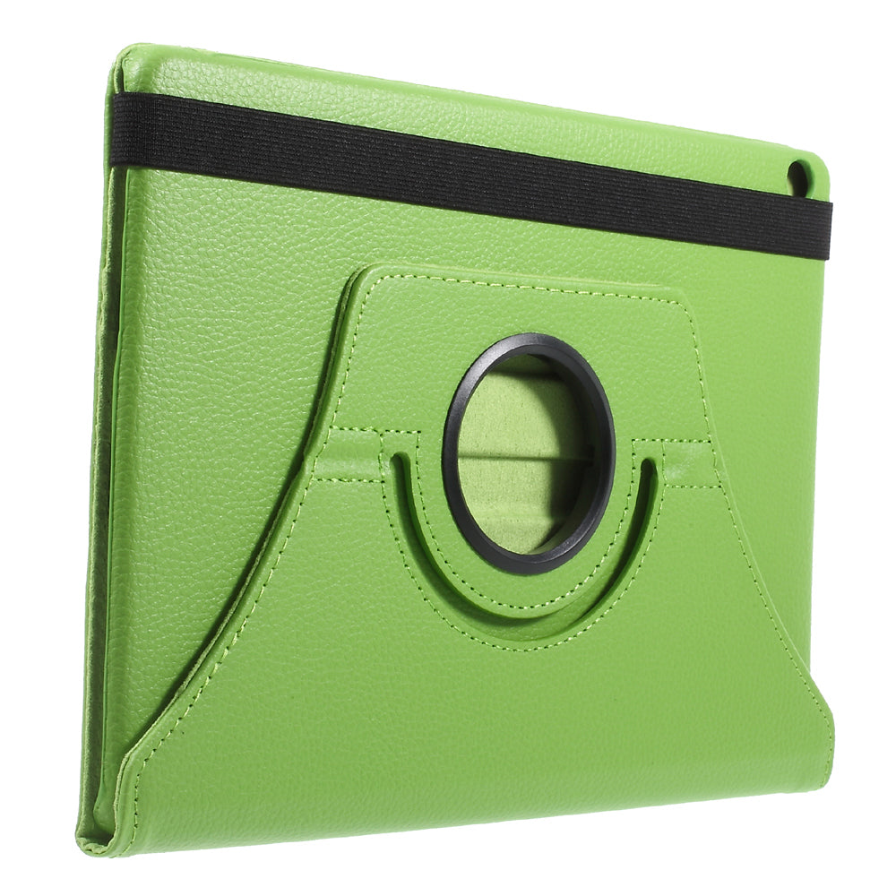 For Huawei MediaPad M3 Lite 10 (10.1 Inch) Litchi Grain 360 Degree Rotary Stand Leather Case