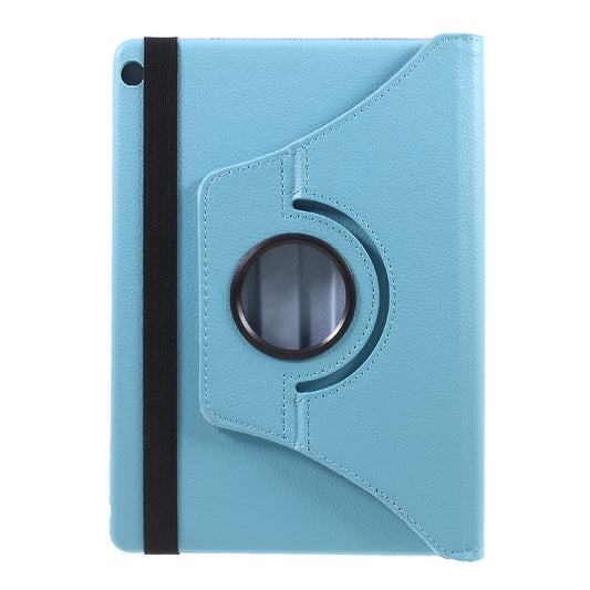 For Huawei MediaPad M3 Lite 10 (10.1 Inch) Litchi Grain 360 Degree Rotary Stand Leather Case