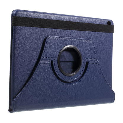 For Huawei MediaPad M3 Lite 10 (10.1 Inch) Litchi Grain 360 Degree Rotary Stand Leather Case