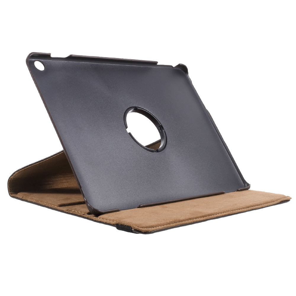 For Huawei MediaPad M3 Lite 10 (10.1 Inch) Litchi Grain 360 Degree Rotary Stand Leather Case