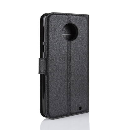 Litchi Texture Wallet Stand Leather Flip Casing for Motorola Moto G6 Plus
