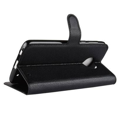 Litchi Texture Wallet Stand Leather Flip Casing for Motorola Moto G6 Plus